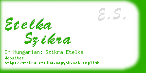 etelka szikra business card